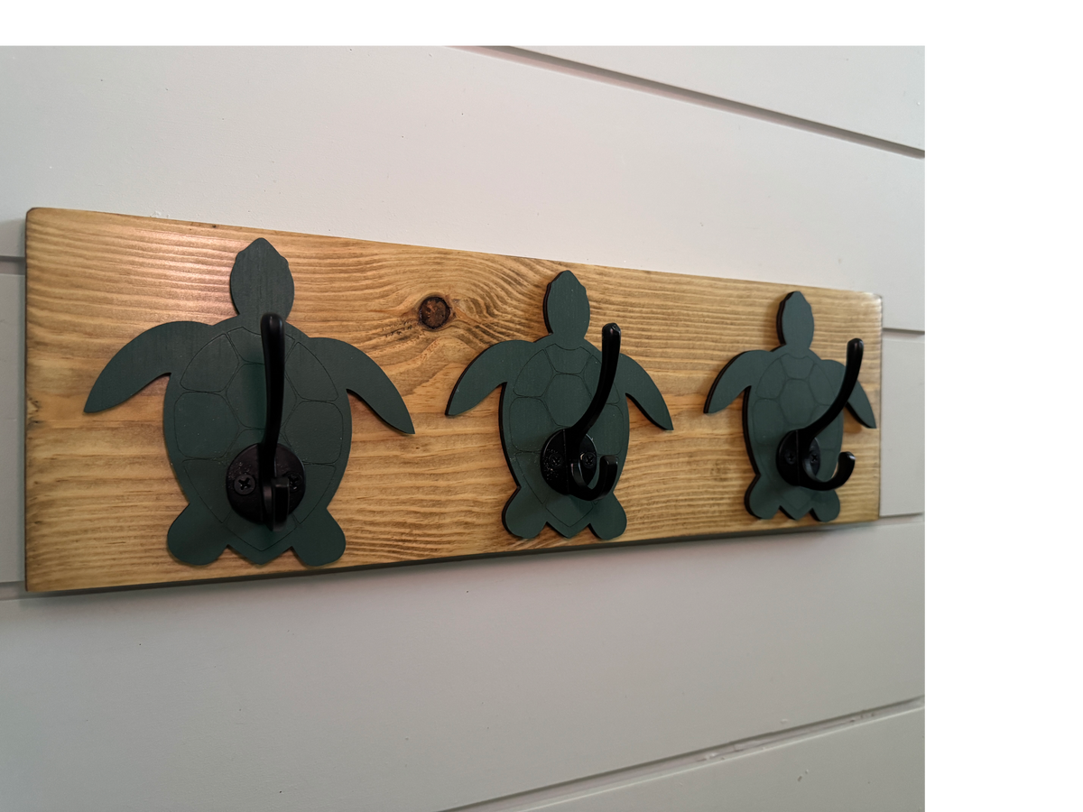 Sea Turtle Hook Rack