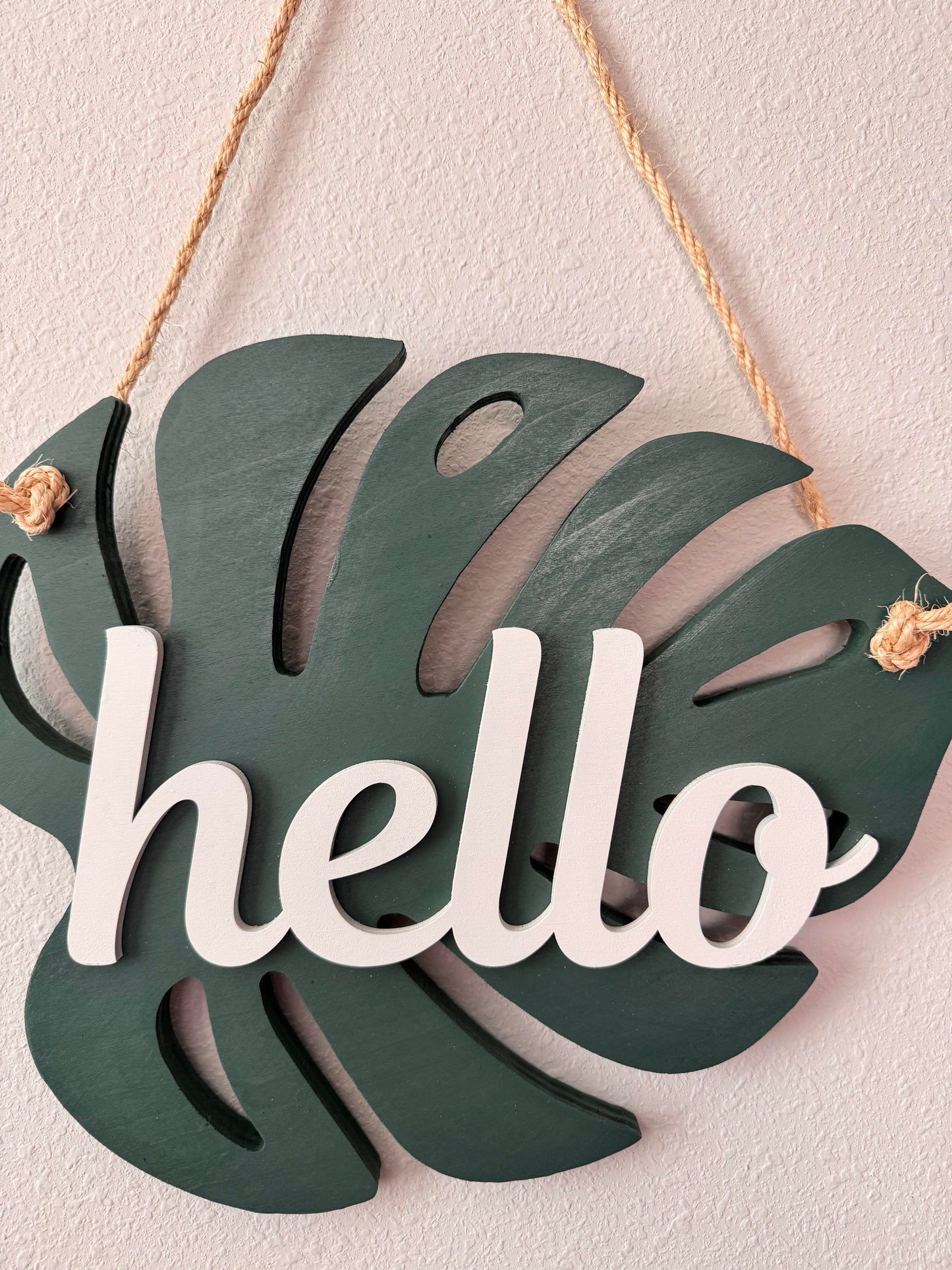 Monstera Leaf Door Hanger