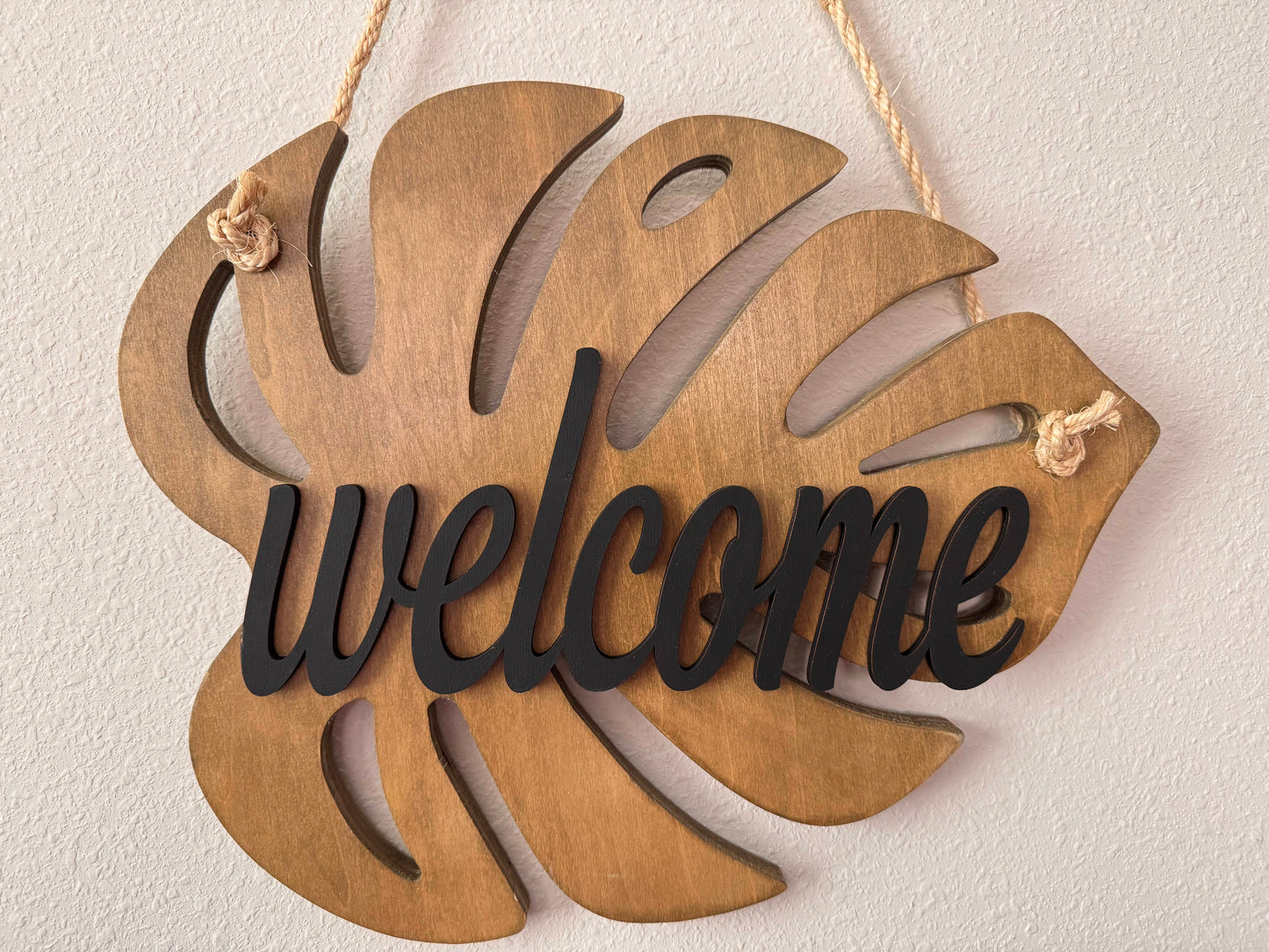 Monstera Leaf Door Hanger