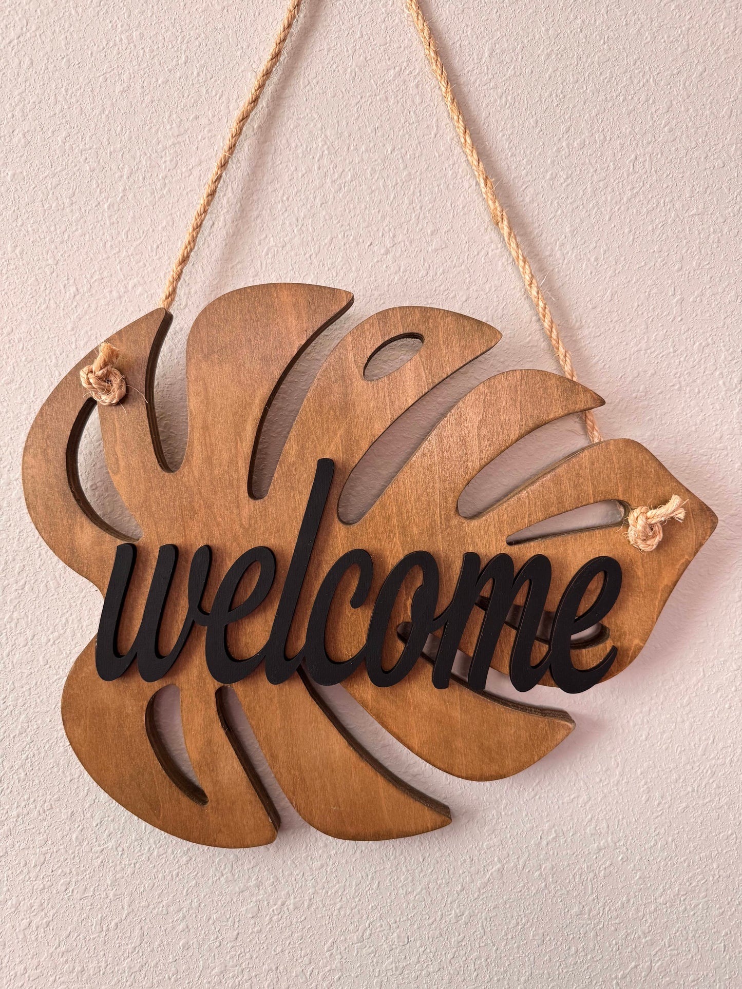 Monstera Leaf Door Hanger