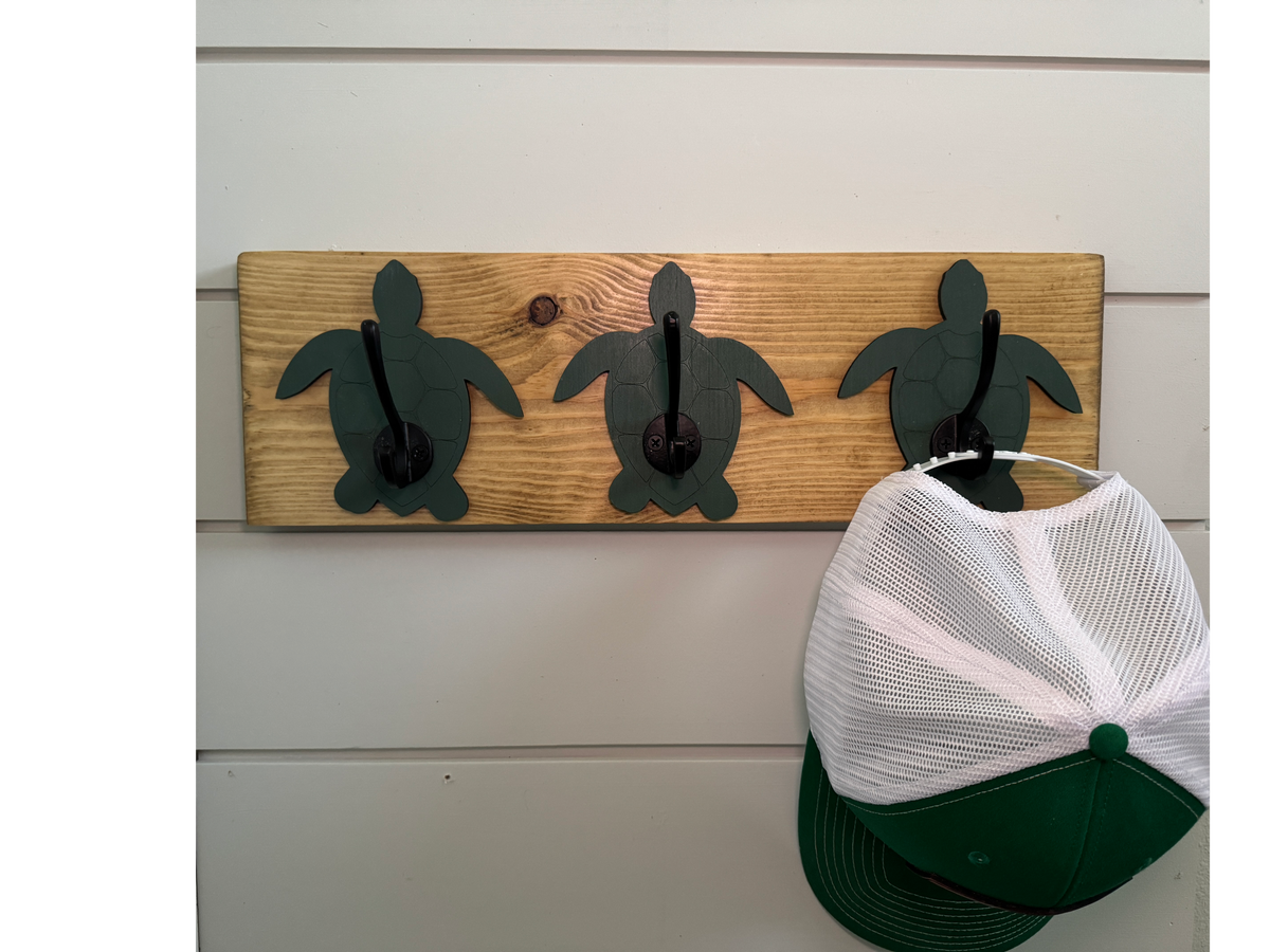 Sea Turtle Hook Rack