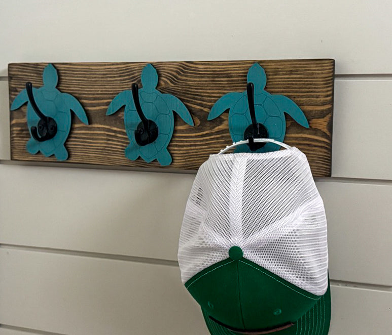 Sea Turtle Hook Rack