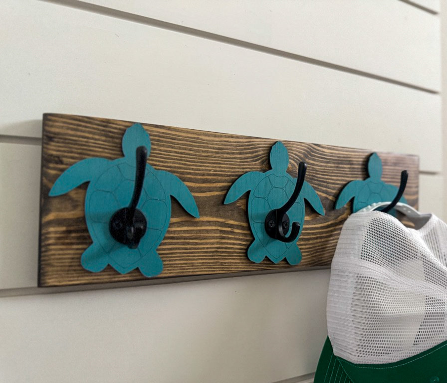 Sea Turtle Hook Rack