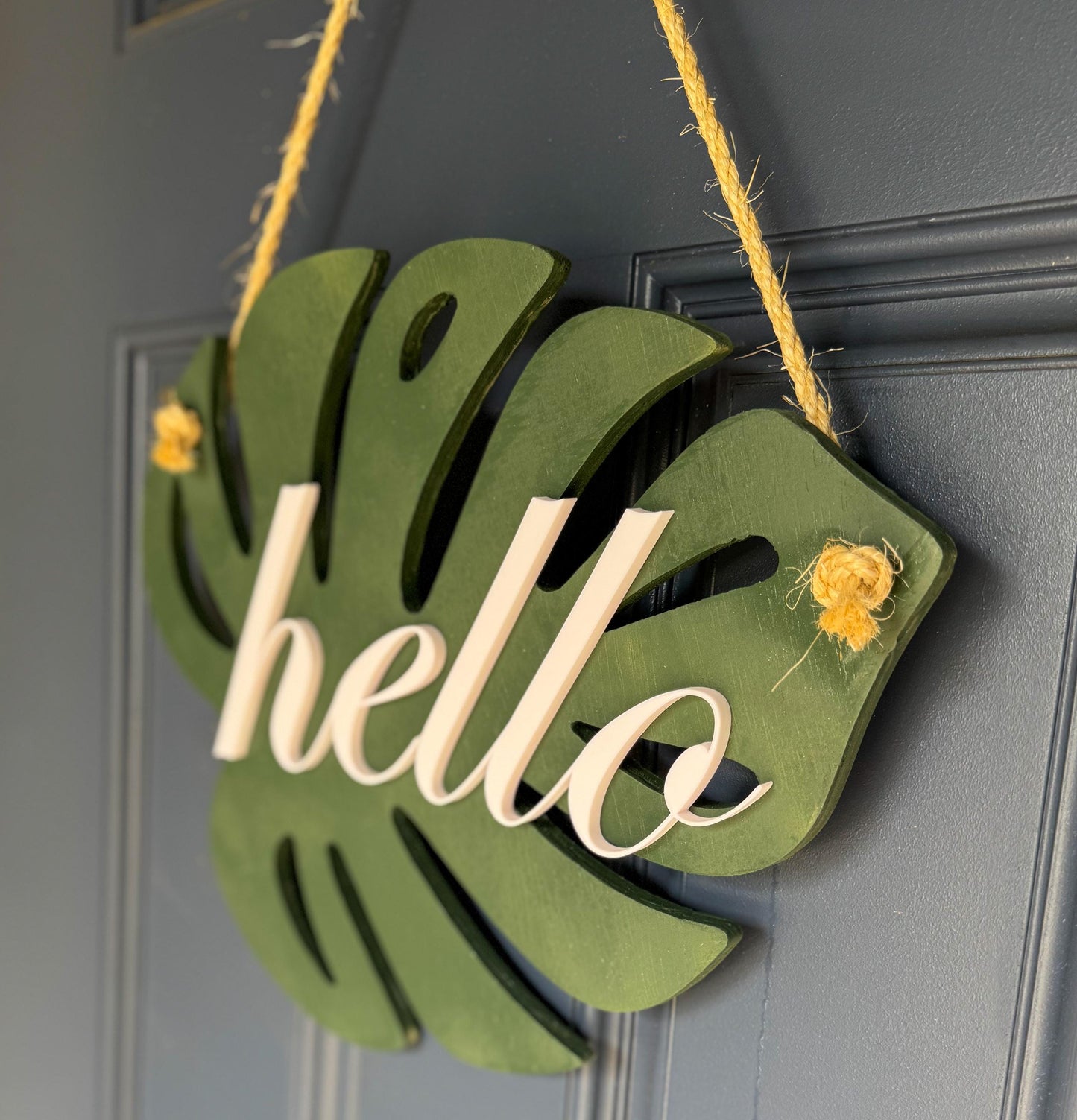 Monstera Leaf Door Hanger