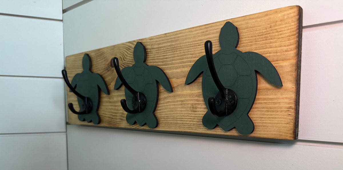 Sea Turtle Hook Rack