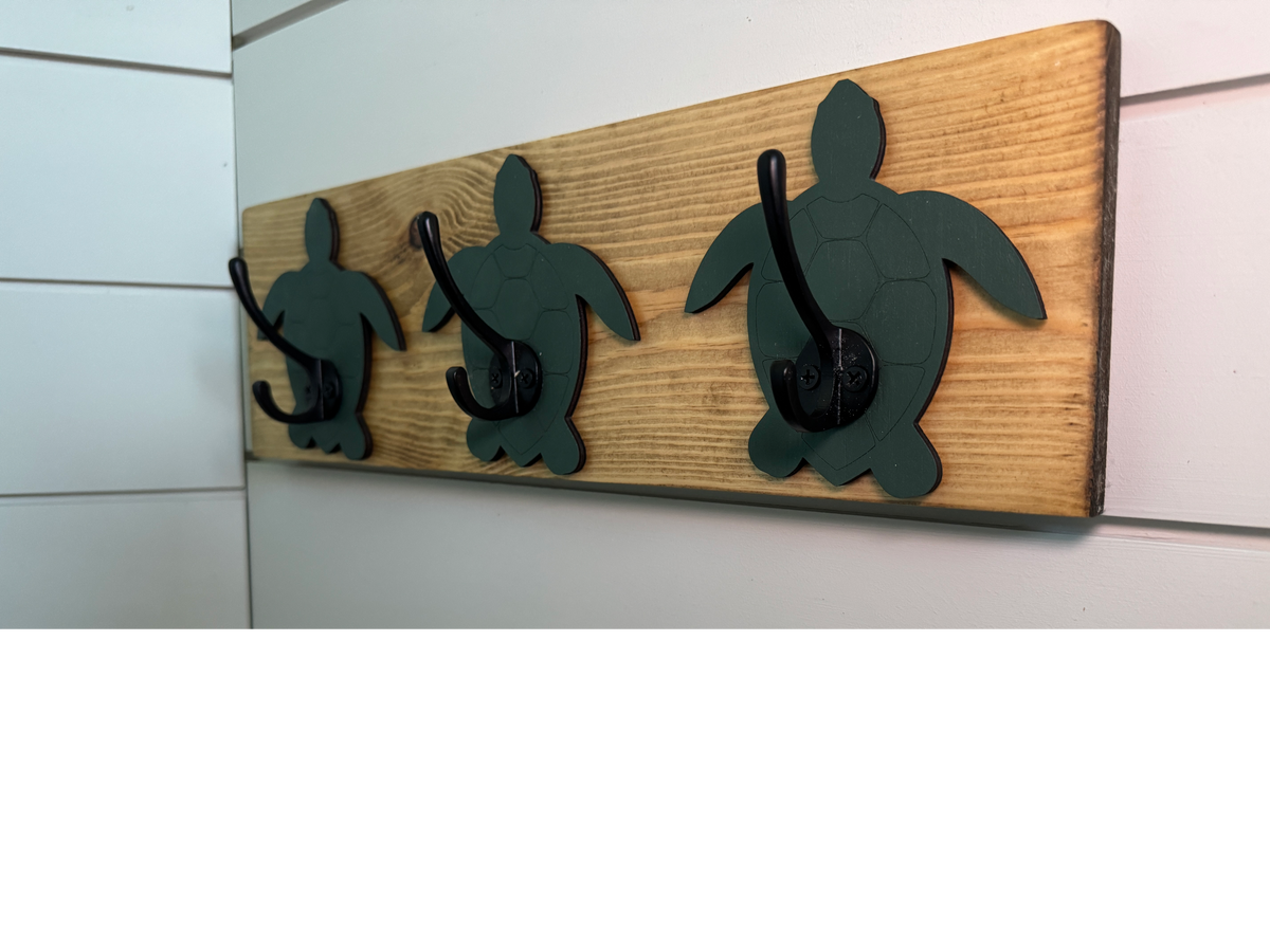 Sea Turtle Hook Rack