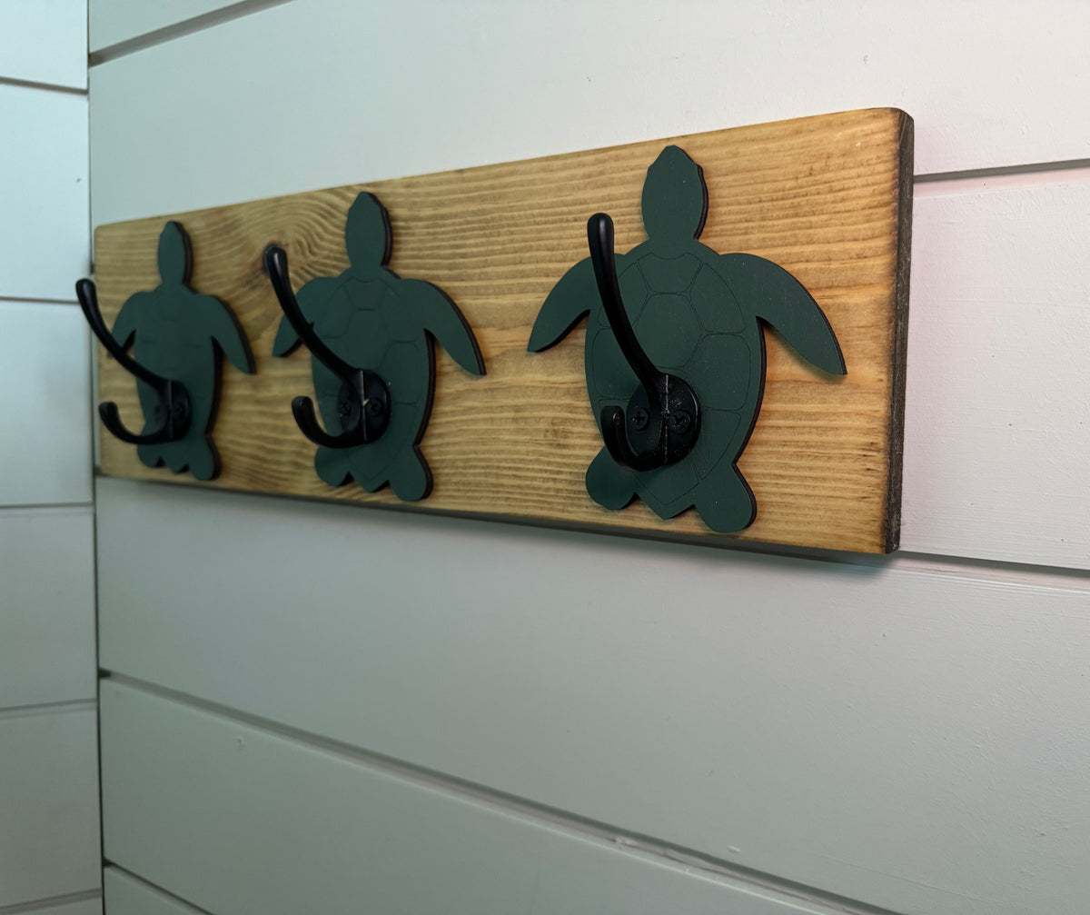Sea Turtle Hook Rack
