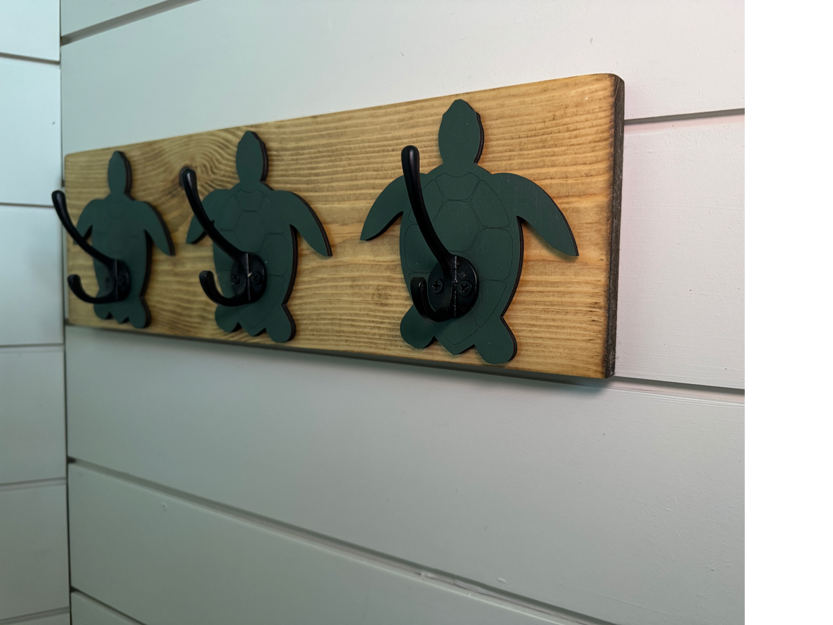 Sea Turtle Hook Rack