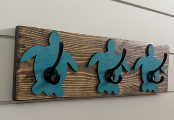 Sea Turtle Hook Rack