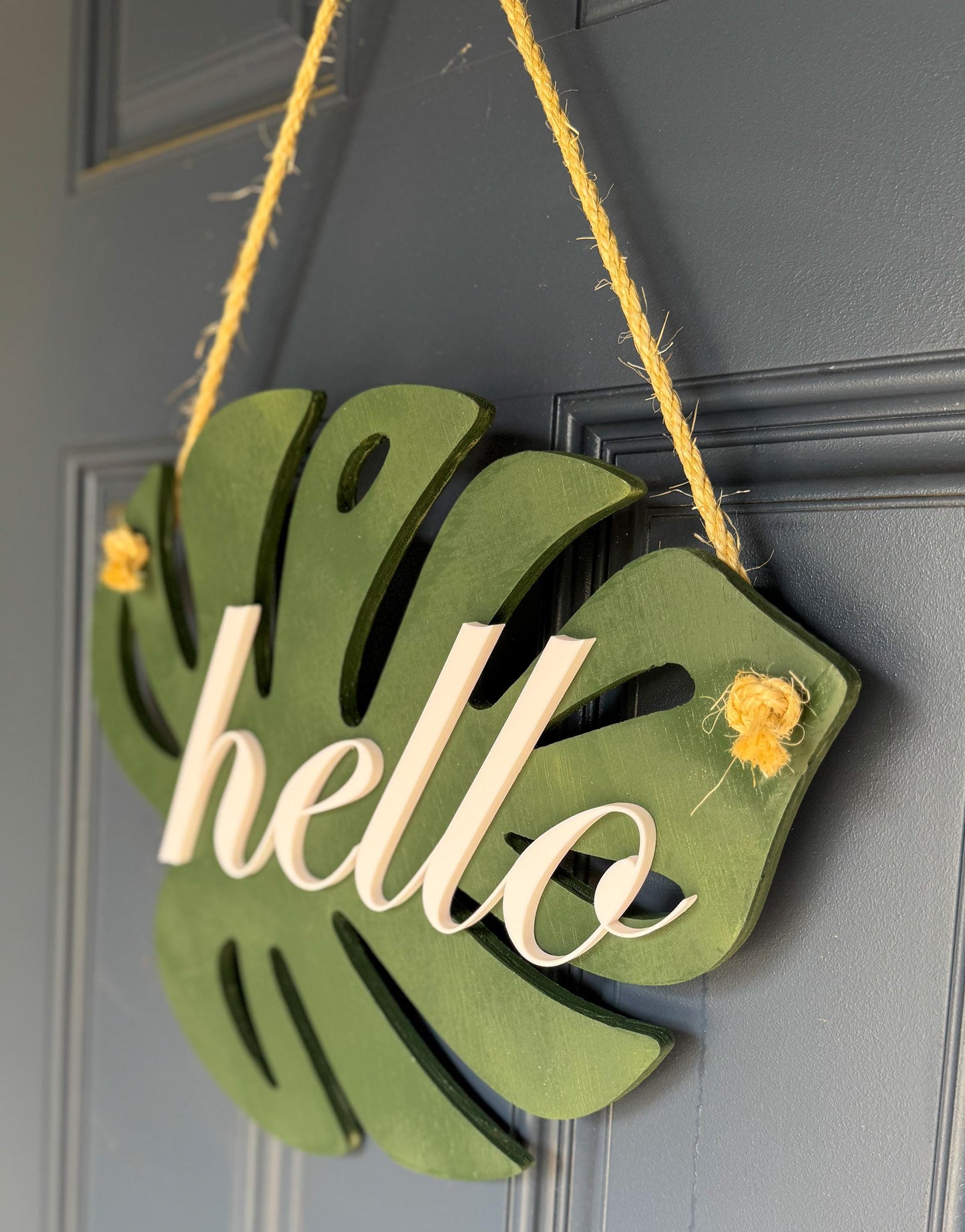 Monstera Leaf Door Hanger