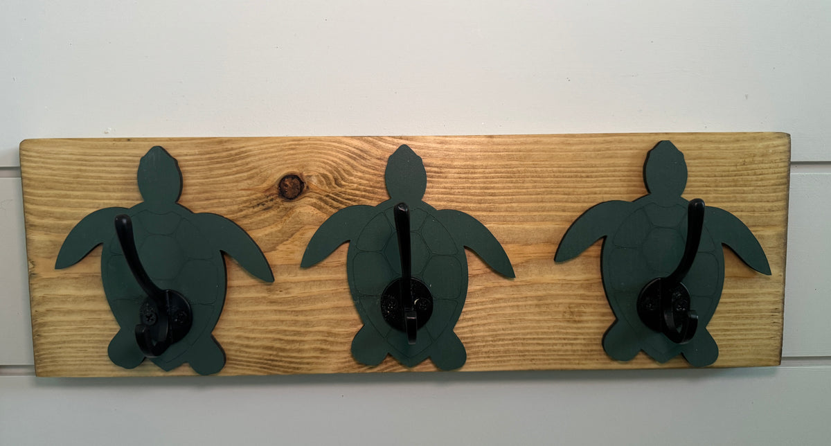 Sea Turtle Hook Rack