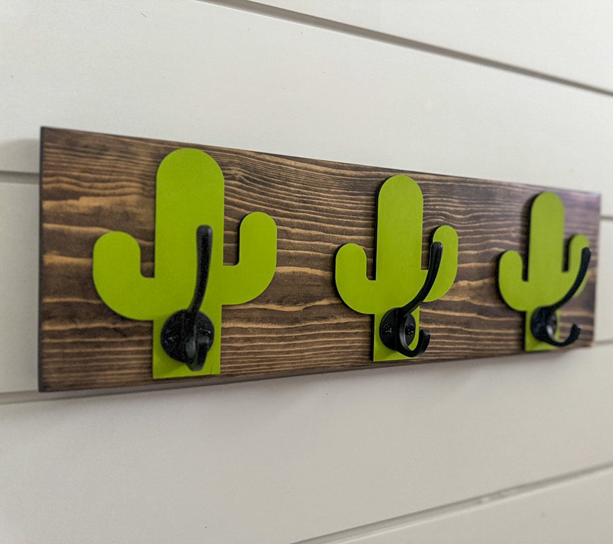 Cactus Wall Hook Rack