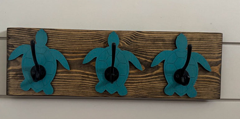 Sea Turtle Hook Rack