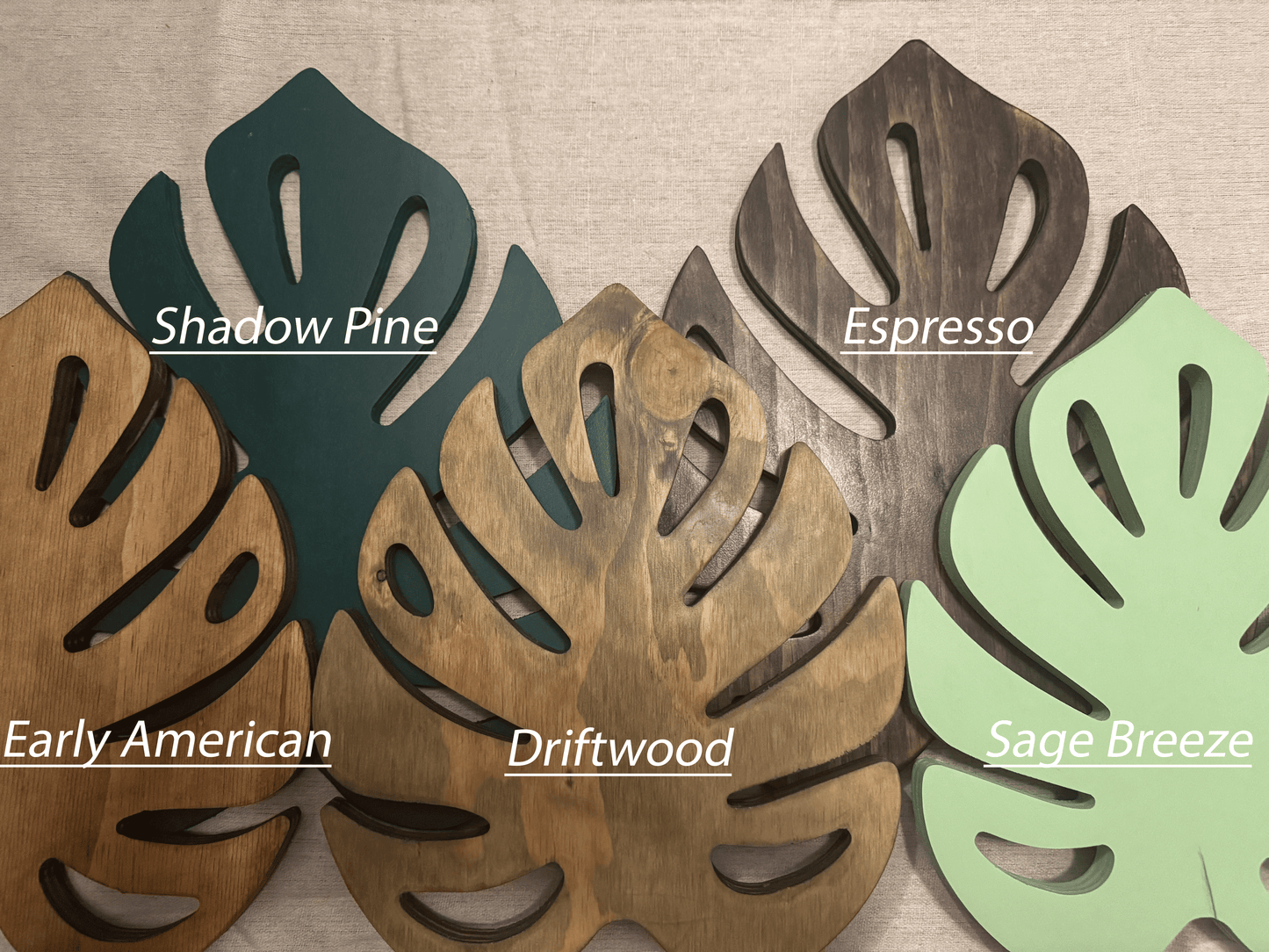 Monstera Leaf Plant Stand