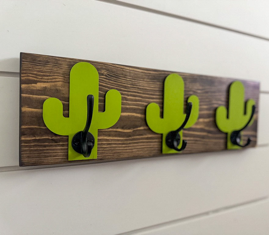 Cactus Wall Hook Rack