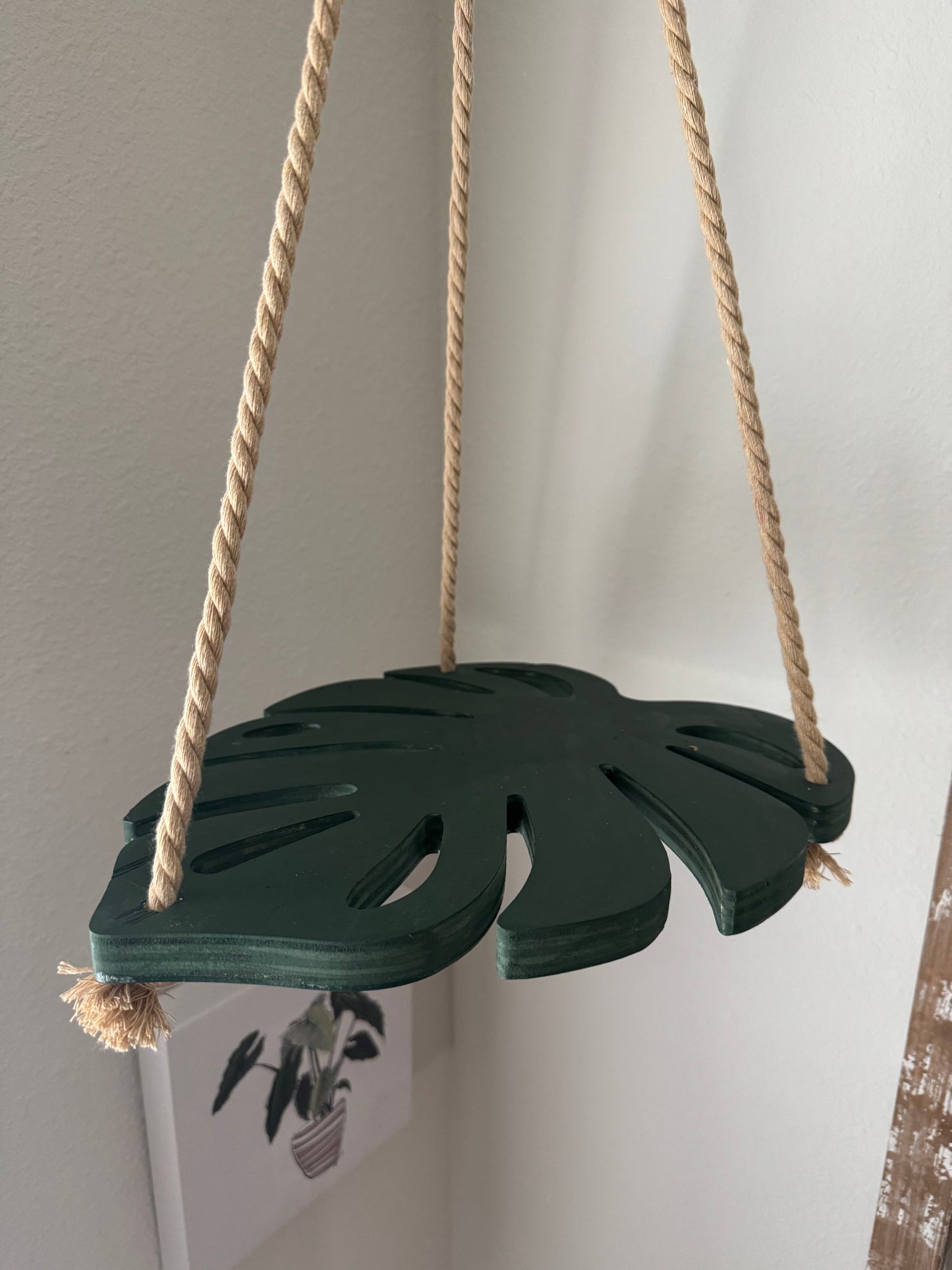 Monstera Leaf Plant Hanger