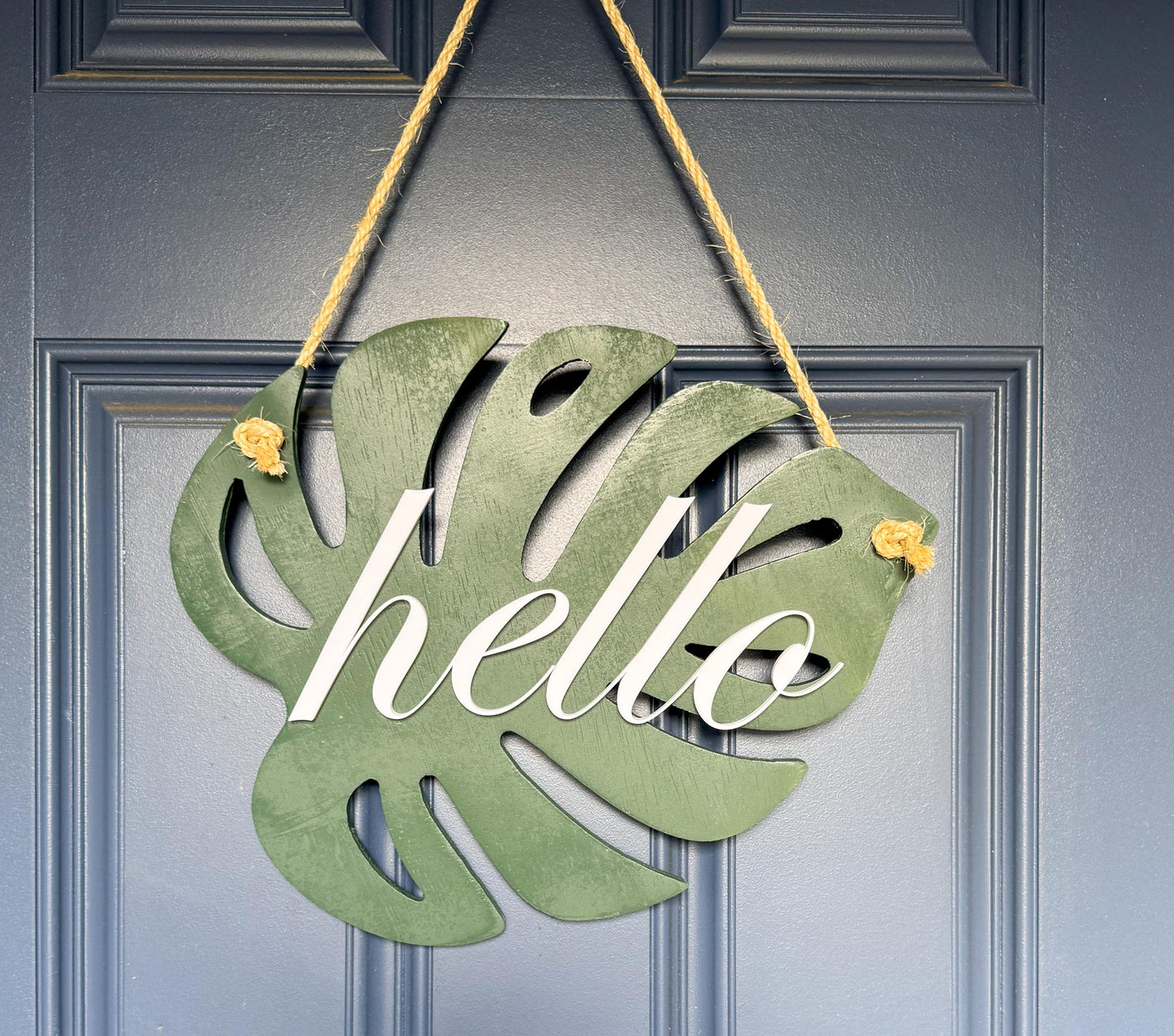 Monstera Leaf Door Hanger