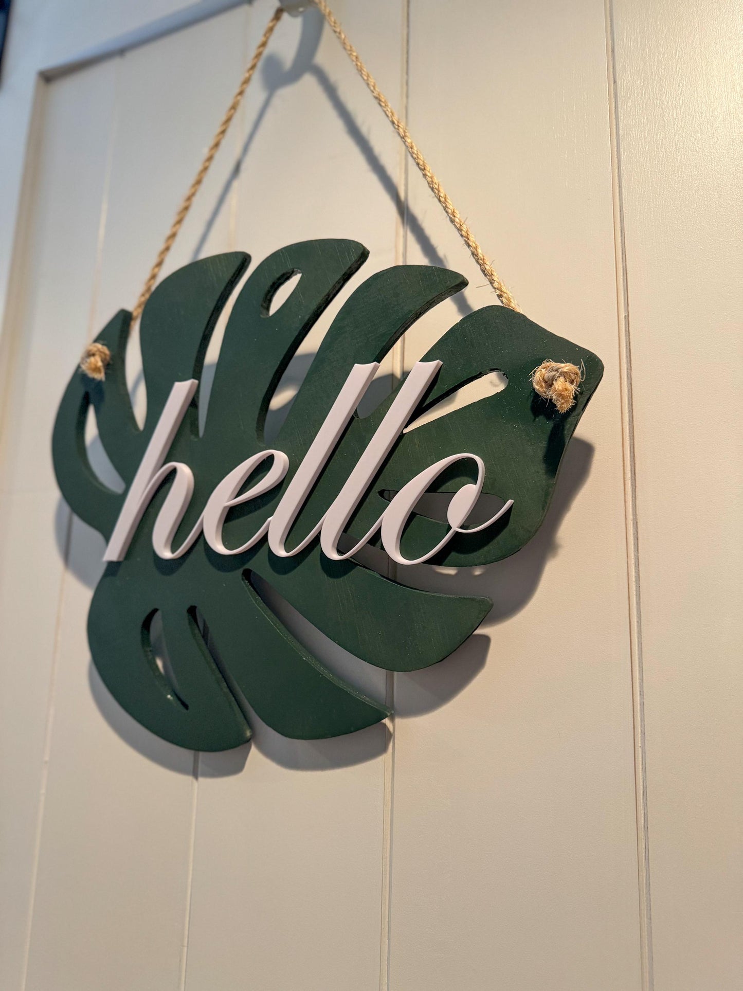 Monstera Leaf Door Hanger