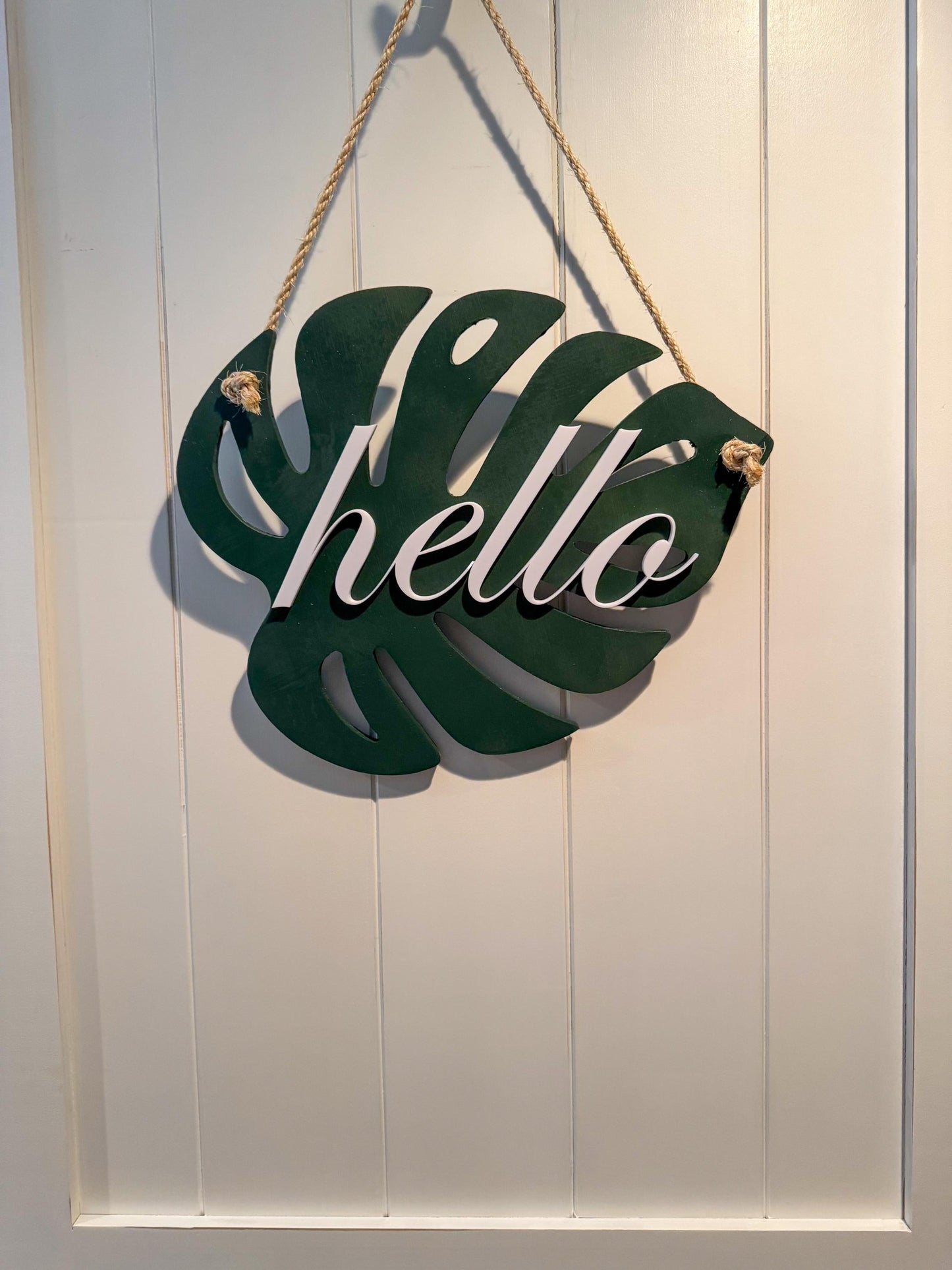 Monstera Leaf Door Hanger